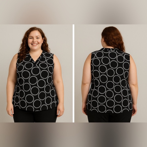 dressbarn Tops - Dressbarn Sleeveless Blouse 2X